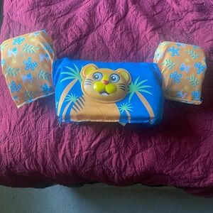 Kids Blue and Orange Tiger Floaties